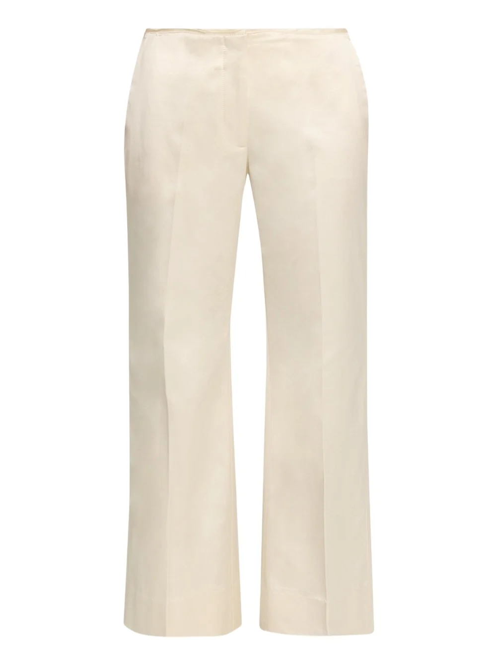 TOTEME Kick Flare Raw-Edge Trousers