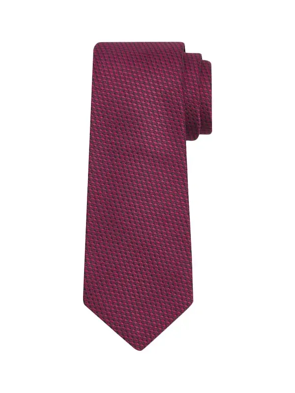 Men's Micro-Jacquard Silk 7-Fold Tie