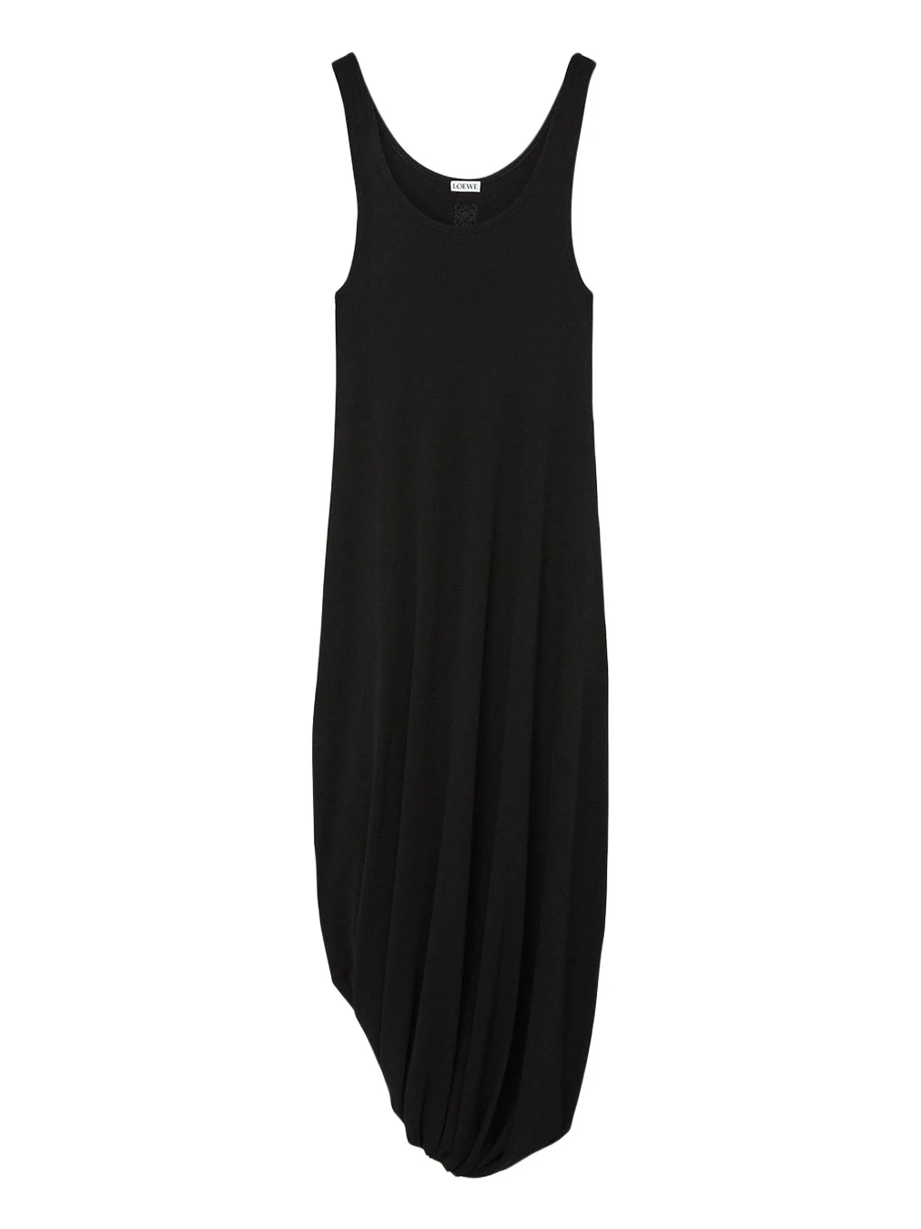 Asymmetric Draped Midi Tank Dress Asymmetric Draped Midi Tank Dress