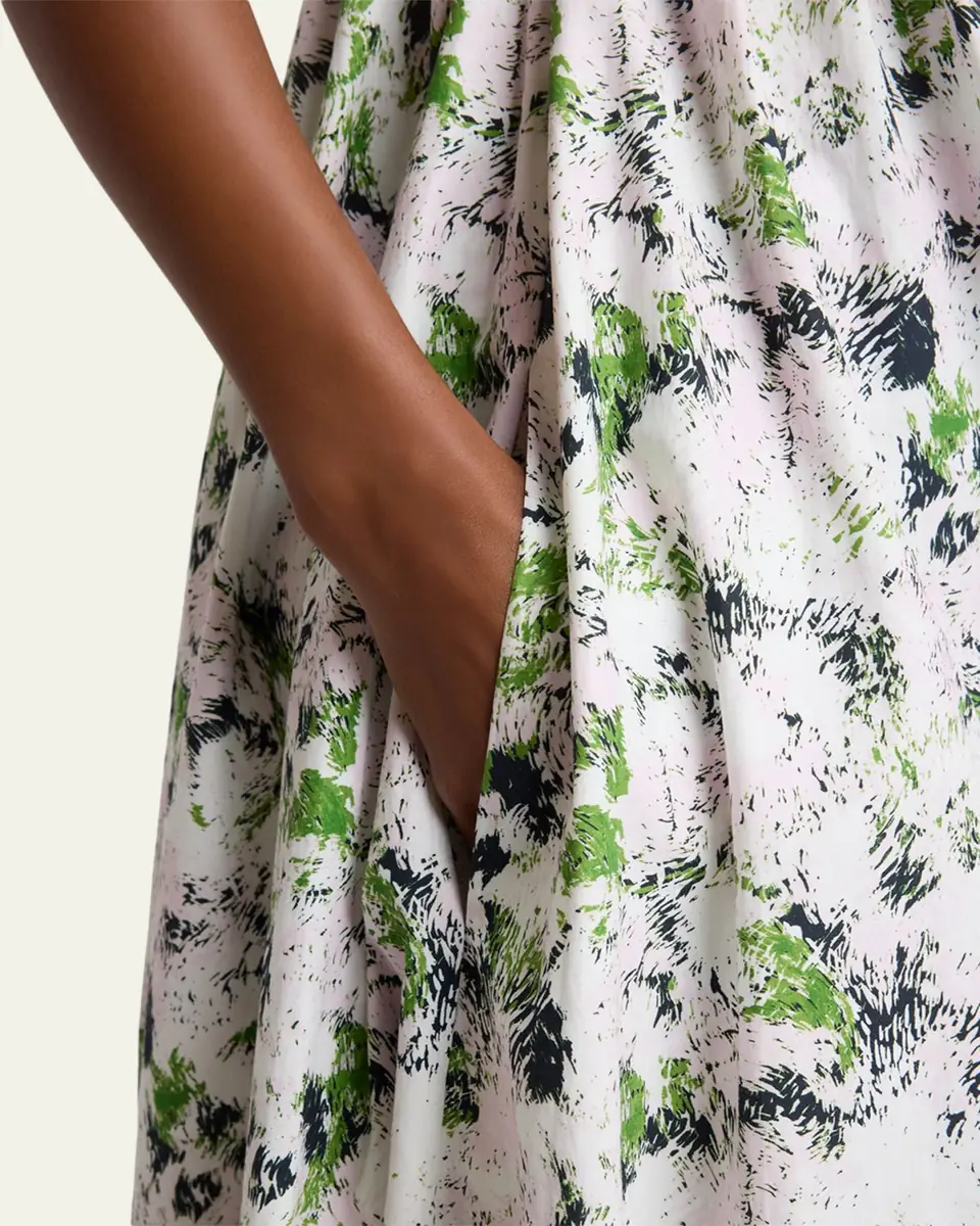 Proenza Schouler White Label Virella Printed Strapless Maxi Dress | Thumbnail 5