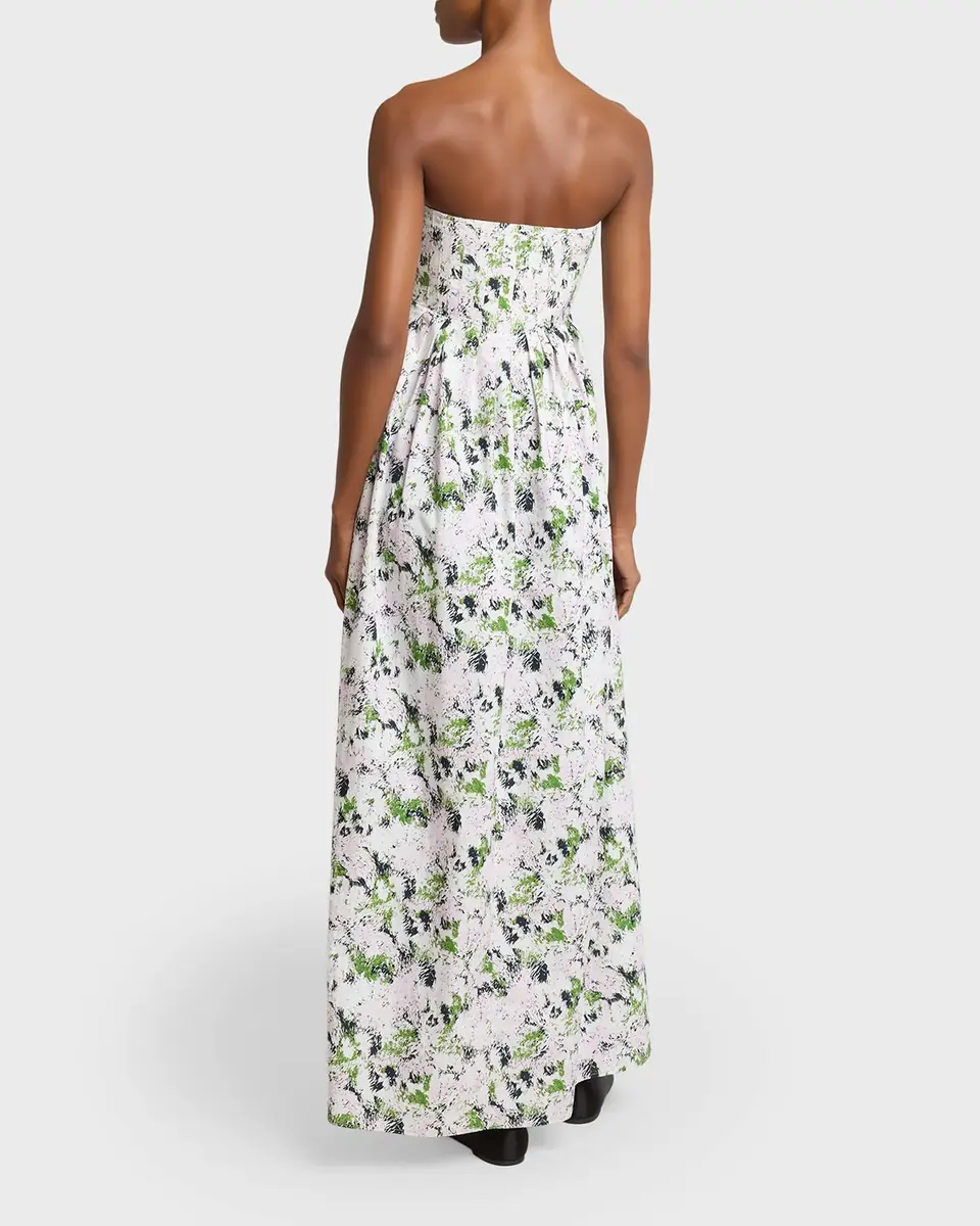 Proenza Schouler White Label Virella Printed Strapless Maxi Dress | Thumbnail 7