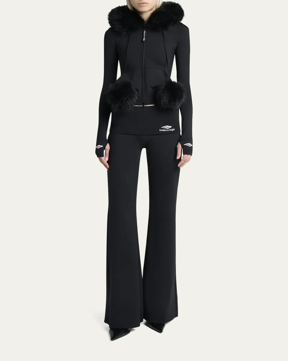 Balenciaga 3B Sports Icon Foldover Leggings | Thumbnail 2