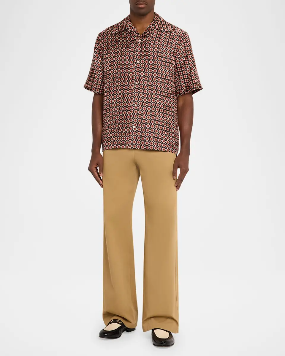Amiri Men's Silk Medallion Camp Shirt | Thumbnail 6
