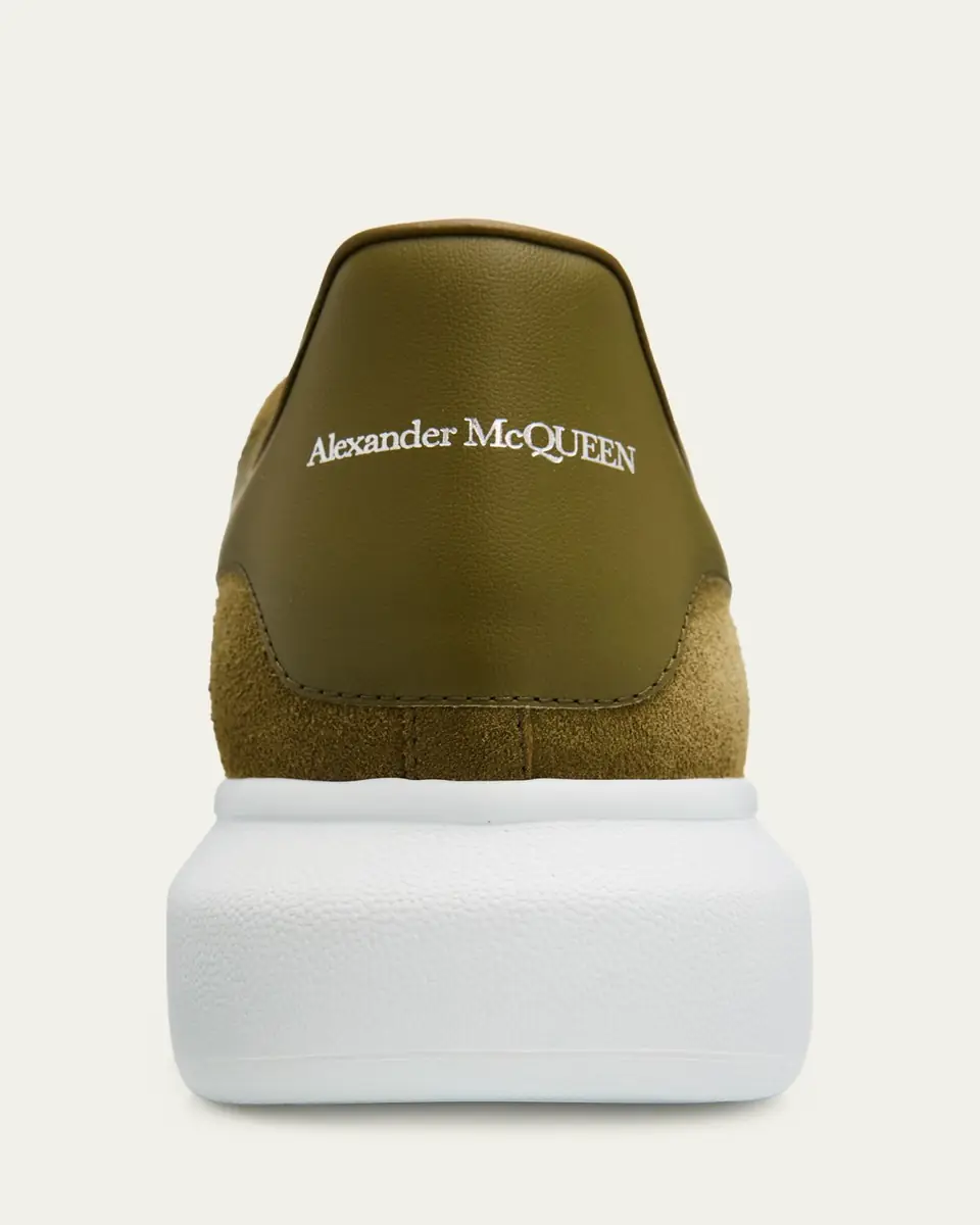 Alexander McQueen Men's Oversized Suede & Leather Low-Top Sneakers | Thumbnail 5 Alexander McQueen Men's Oversized Suede & Leather Low-Top Sneakers | Thumbnail 5