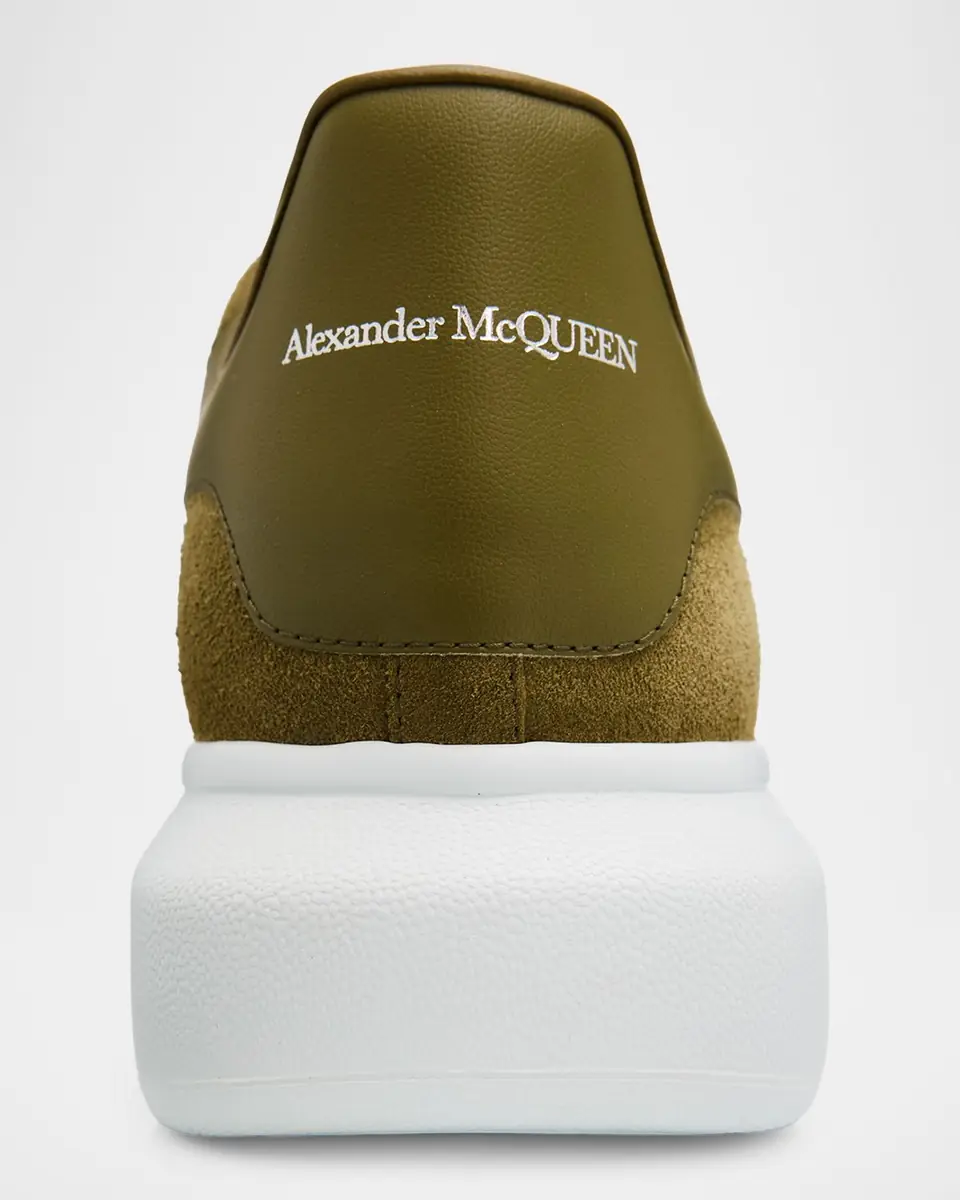Alexander McQueen Men's Oversized Suede & Leather Low-Top Sneakers | Thumbnail 9 Alexander McQueen Men's Oversized Suede & Leather Low-Top Sneakers | Thumbnail 9