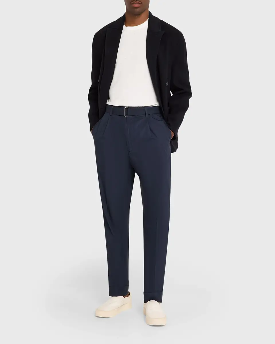 OFFICINE GÉNÉRALE Hugo Cotton Poplin Tailored Pants | Thumbnail 6 OFFICINE GÉNÉRALE Hugo Cotton Poplin Tailored Pants | Thumbnail 6