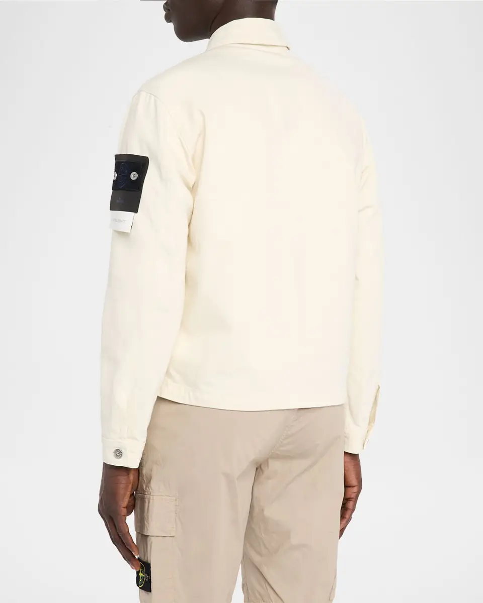 Stone Island Men's Light Bull Denim-TC Jacket | Thumbnail 6 Stone Island Men's Light Bull Denim-TC Jacket | Thumbnail 6