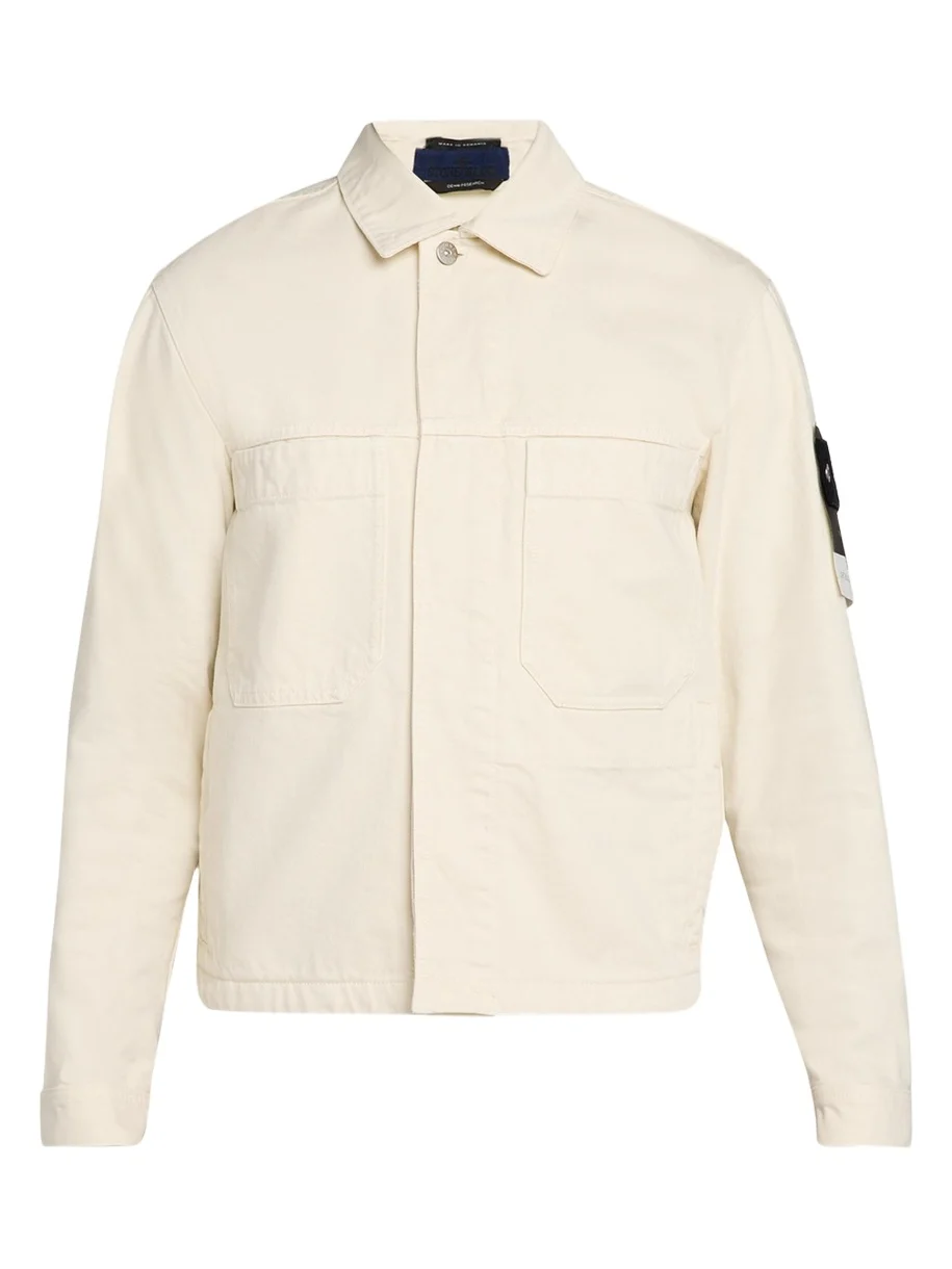 Stone Island Men's Light Bull Denim-TC Jacket