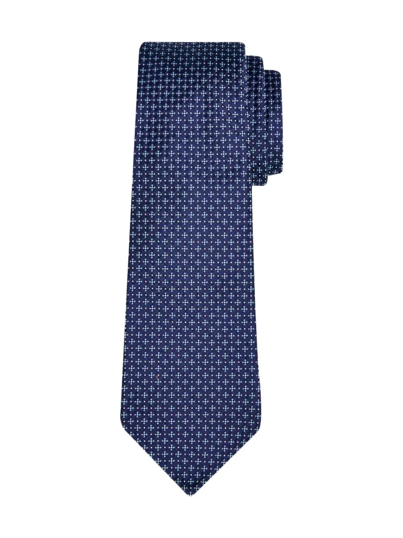 Men's Mini Jacquard Silk 7-Fold Tie Men's Mini Jacquard Silk 7-Fold Tie