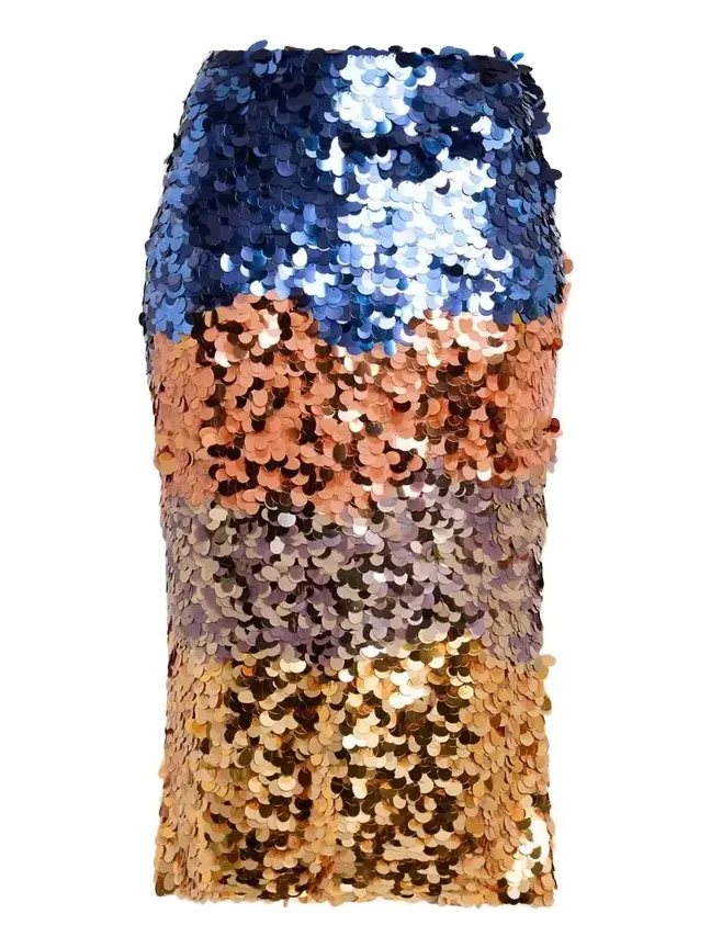 x Helen Frankenthaler Matilde Sequined Midi Skirt x Helen Frankenthaler Matilde Sequined Midi Skirt