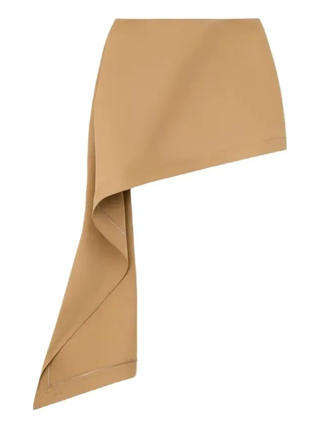 Asymmetric Drape Mini Skirt Asymmetric Drape Mini Skirt