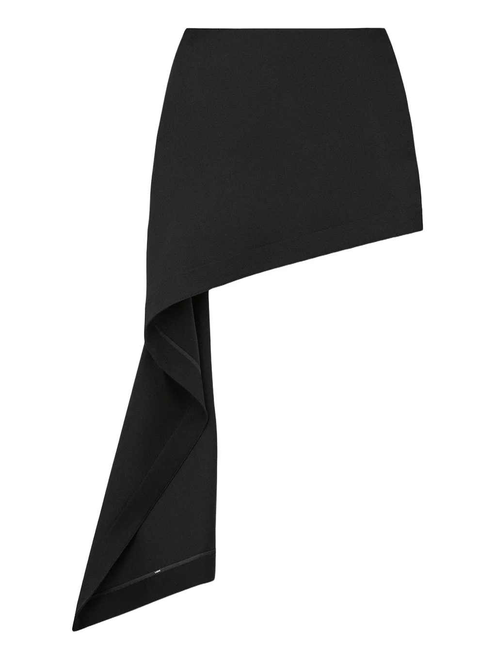 Asymmetric Drape Mini Skirt