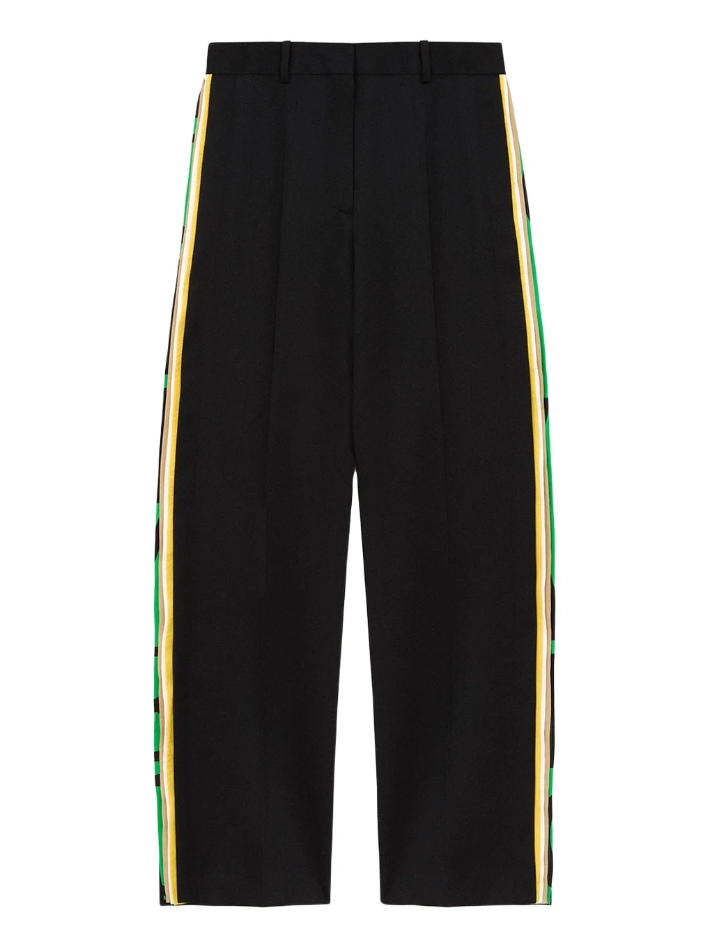 Loewe Layered Side-Stripe Straight-Leg Trousers