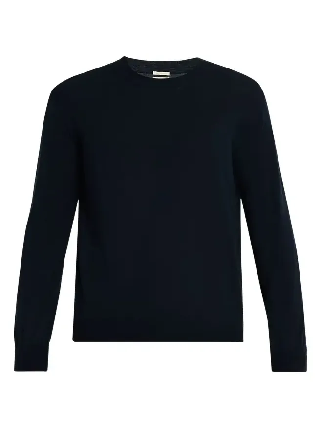 Men's Brad Wool and Cotton Crewneck Sweater Men's Brad Wool and Cotton Crewneck Sweater
