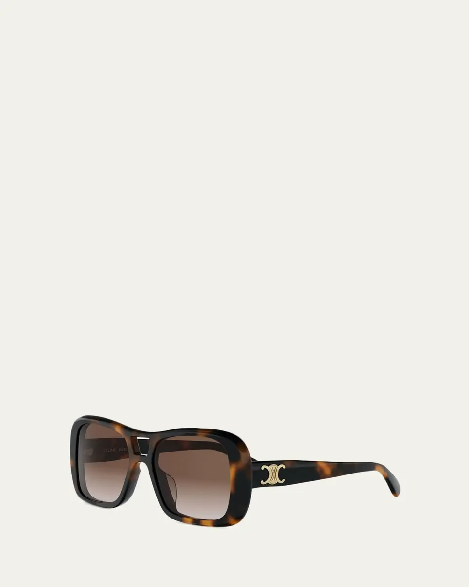Celine Triomphe 18 Navigator Acetate Sunglasses | Thumbnail 2 Celine Triomphe 18 Navigator Acetate Sunglasses | Thumbnail 2