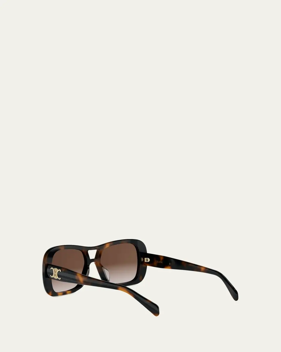Celine Triomphe 18 Navigator Acetate Sunglasses | Thumbnail 3 Celine Triomphe 18 Navigator Acetate Sunglasses | Thumbnail 3
