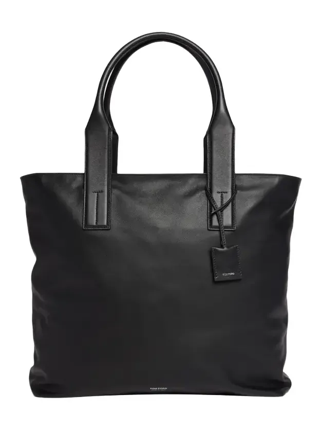 Men's Soft Leather North-South Tote Bag Men's Soft Leather North-South Tote Bag