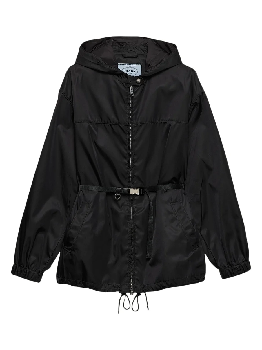 Prada Belted Re-Nylon Blouson Jacket