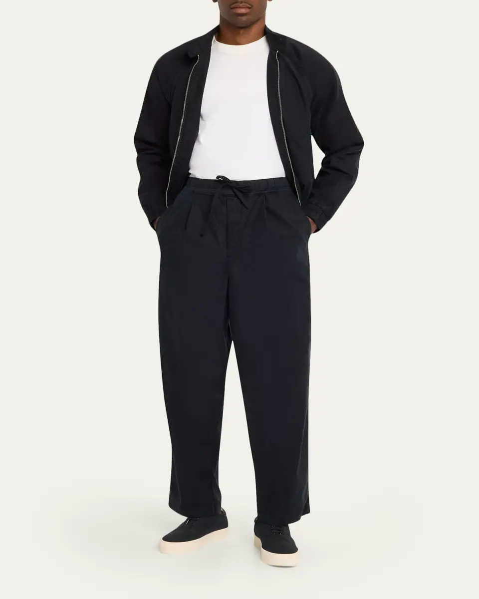 OFFICINE GÉNÉRALE Peterson Cotton Twill Drawstring Pants | Thumbnail 2