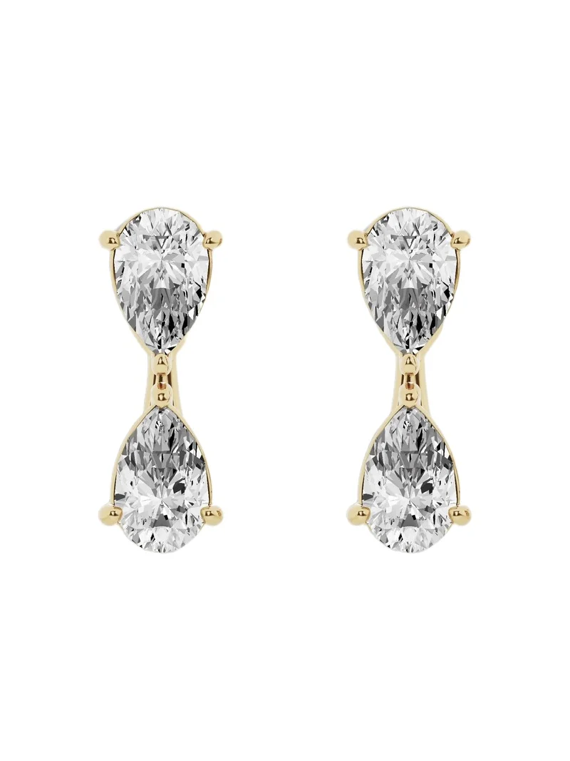 JF Lab - Pear Stud Earrings