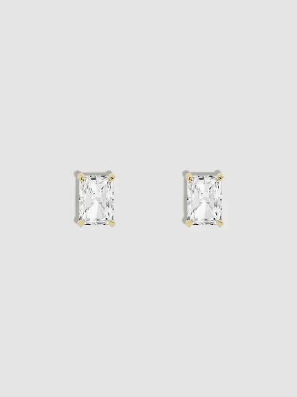 Jennifer Fisher JF Lab - Radiant Cut Stud Earrings