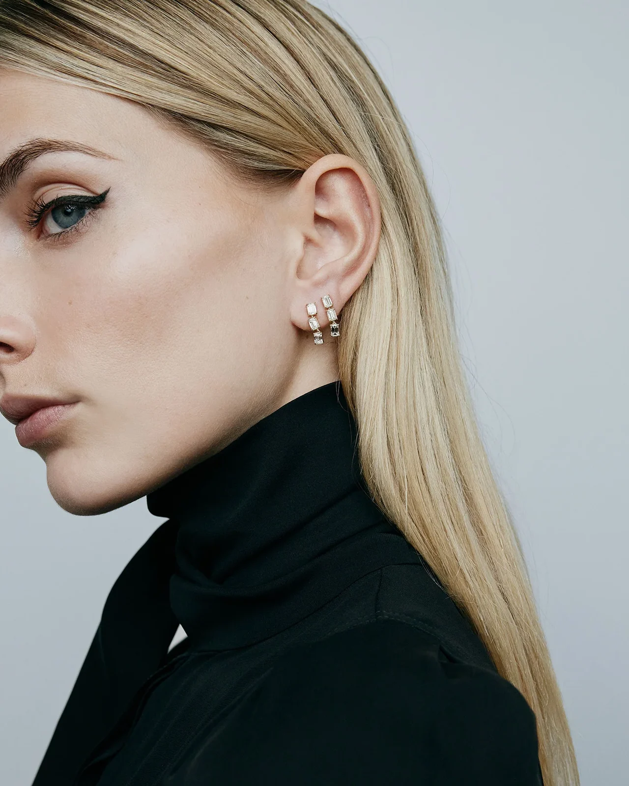 JF Lab - Emerald Cut Drop Earrings JF Lab - Emerald Cut Drop Earrings