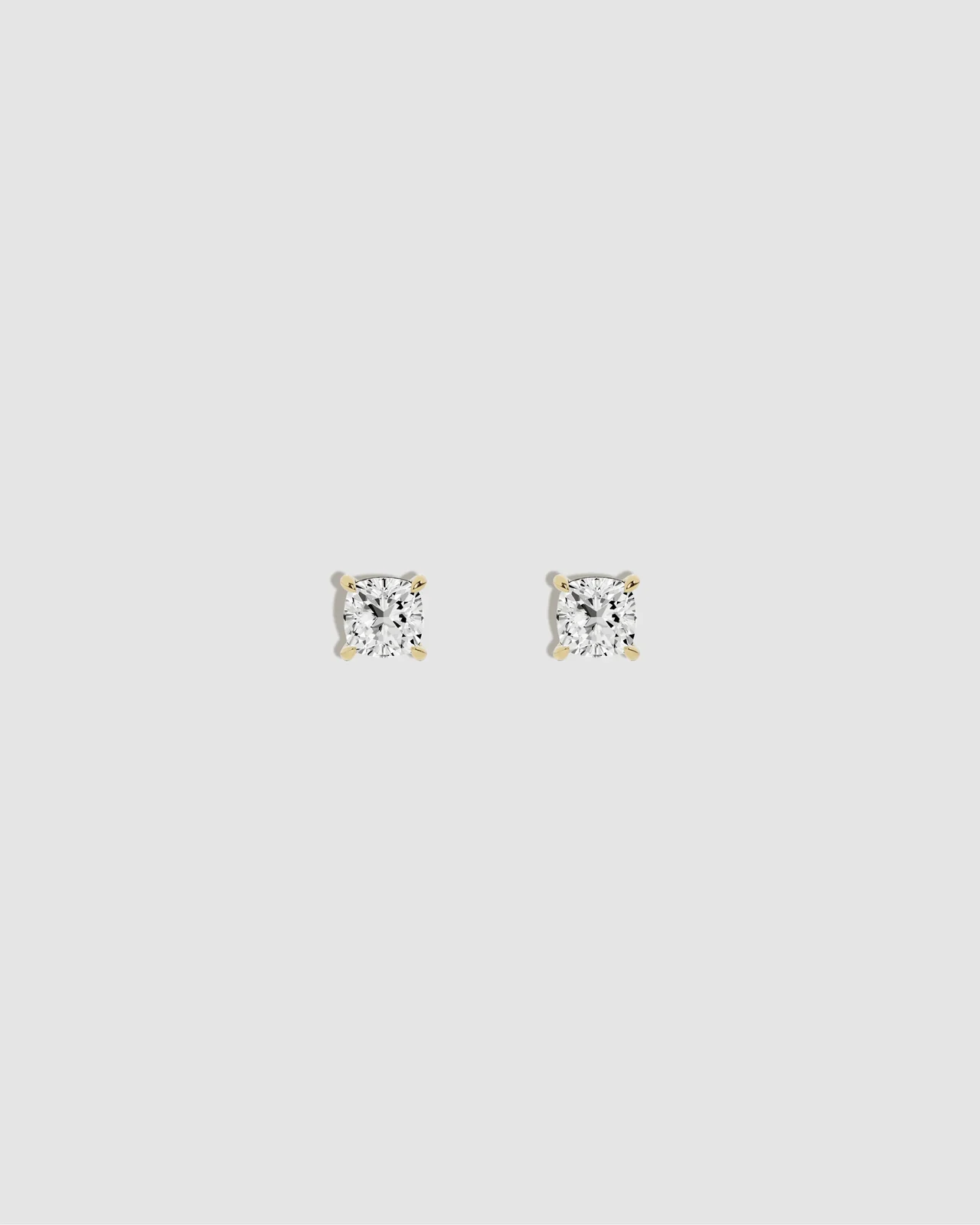 JF Lab - Cushion Cut Stud Earrings