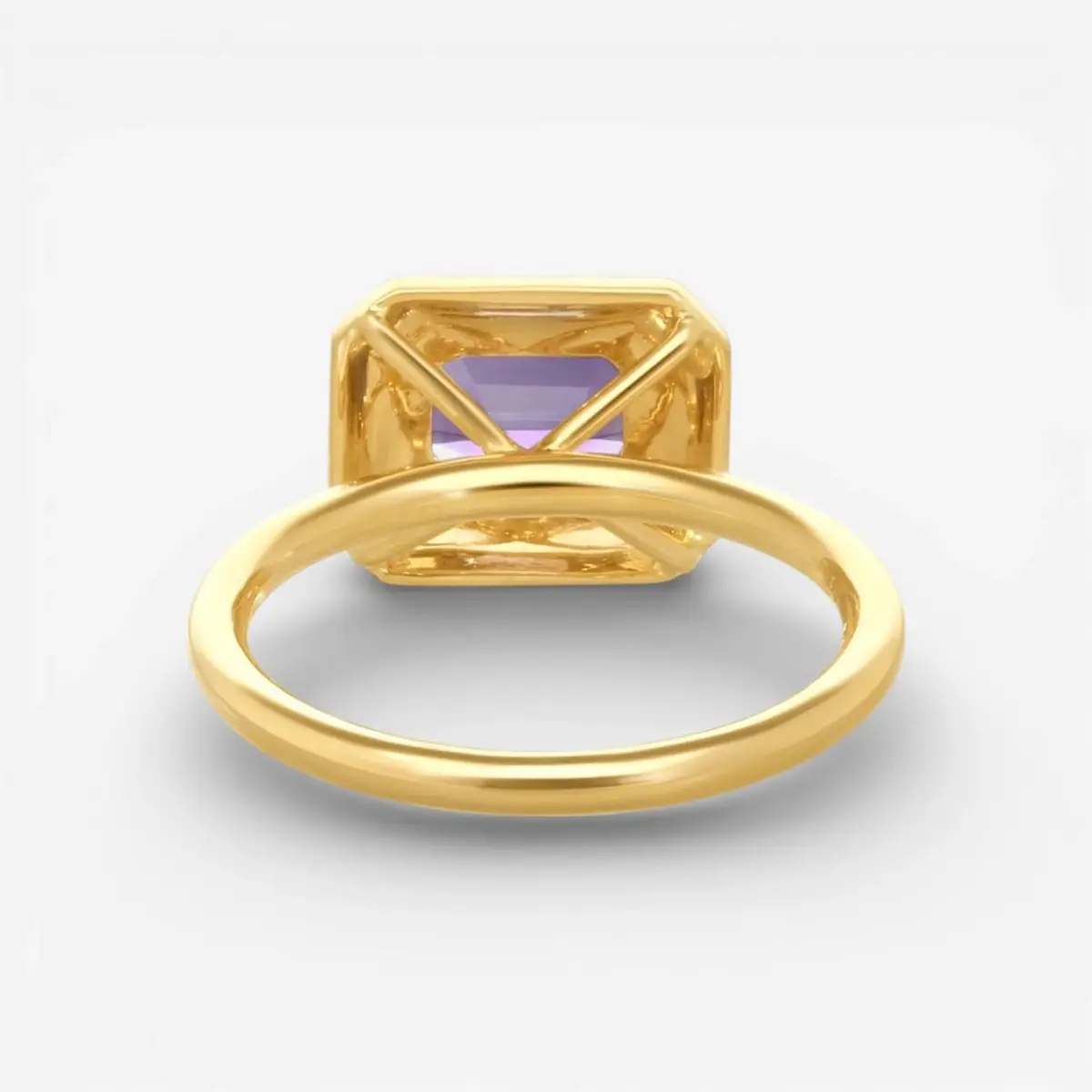 GOSHWARA Goshwara Queen 18K Yellow Gold Amethyst Enamel Ring Sz. 6.75 by The Solist | Thumbnail 3 GOSHWARA Goshwara Queen 18K Yellow Gold Amethyst Enamel Ring Sz. 6.75 by The Solist | Thumbnail 3