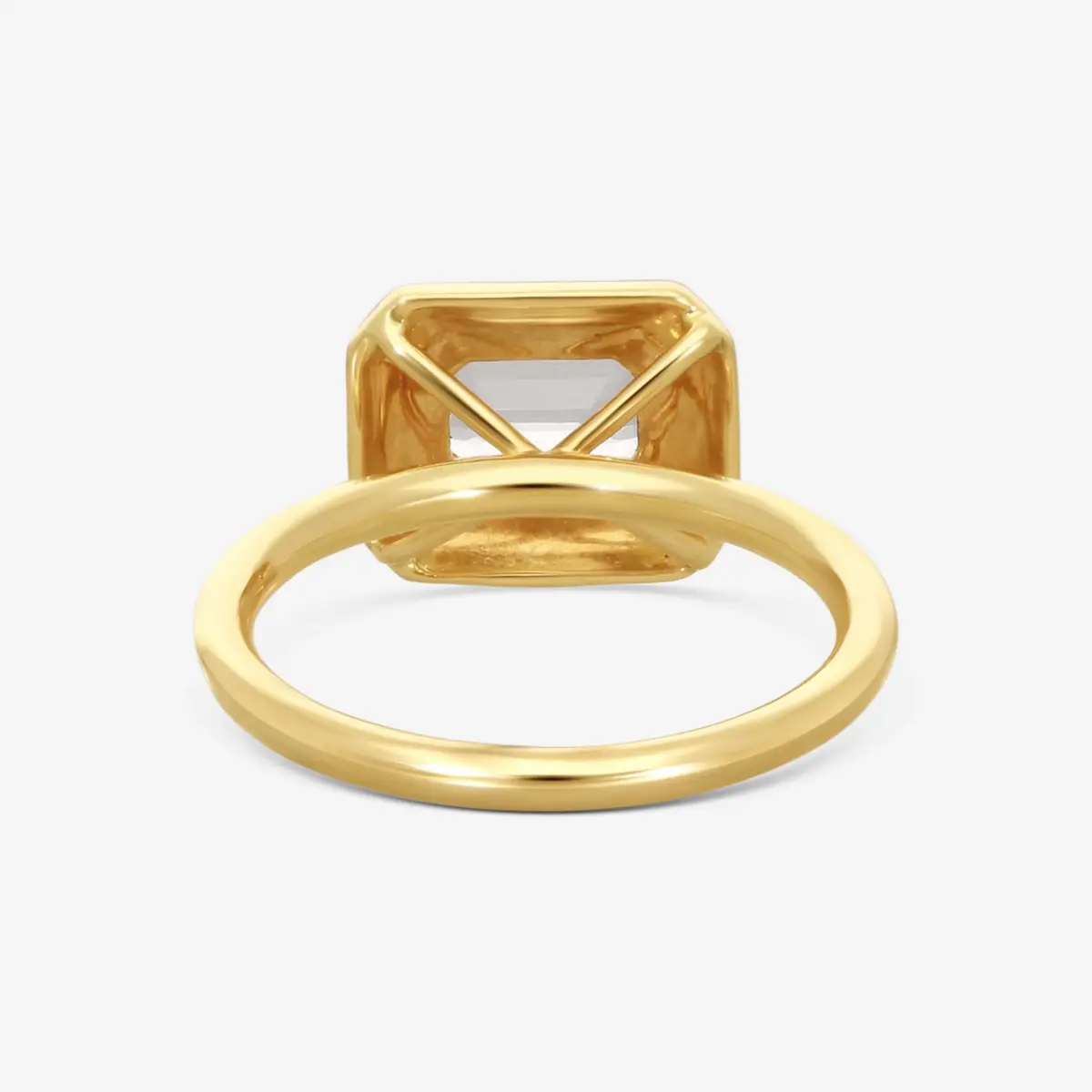 GOSHWARA Goshwara Queen 18K Yellow Gold Enamel & Rock Crystal Ring Sz. 6.75 by The Solist | Thumbnail 3