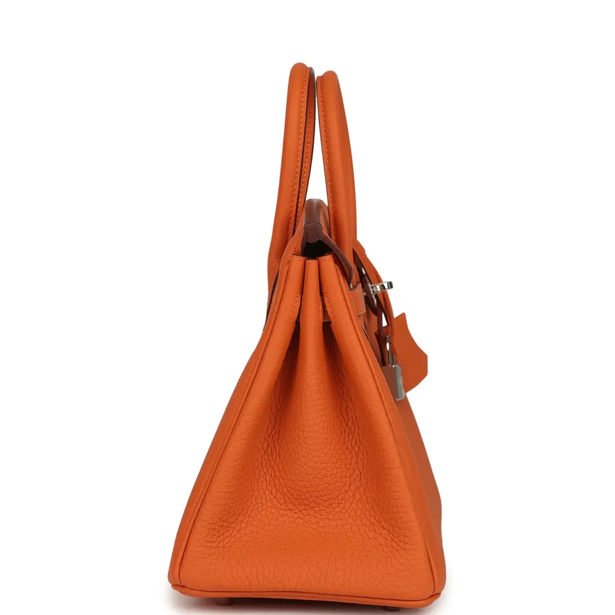 HERMÈS Hermes Birkin 25 Orange Togo Palladium Hardware | Thumbnail 3 HERMÈS Hermes Birkin 25 Orange Togo Palladium Hardware | Thumbnail 3