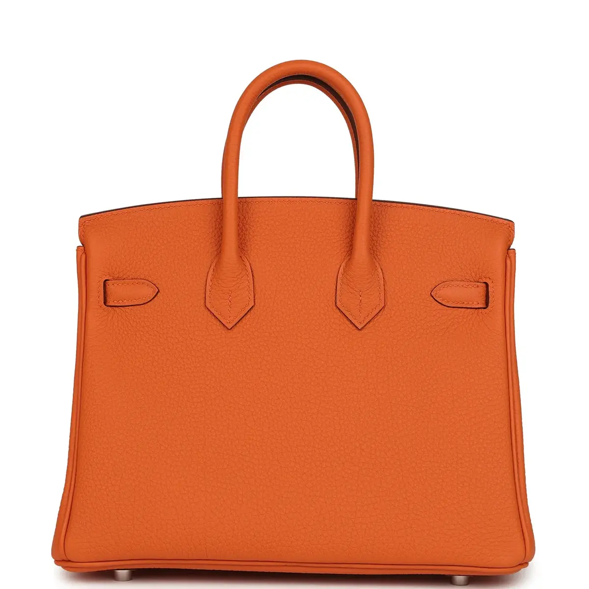 HERMÈS Hermes Birkin 25 Orange Togo Palladium Hardware | Thumbnail 4 HERMÈS Hermes Birkin 25 Orange Togo Palladium Hardware | Thumbnail 4