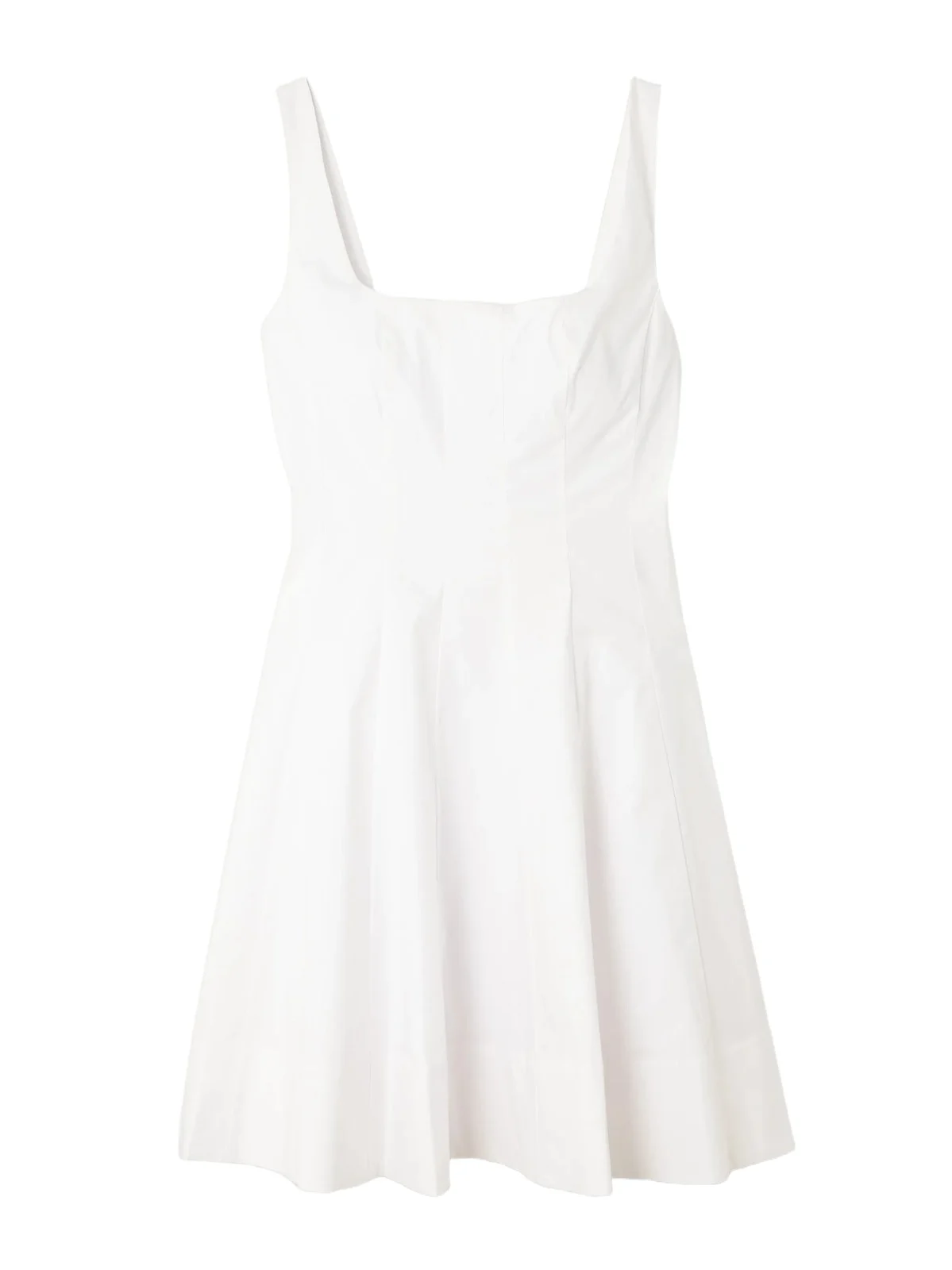 Wells Pleated Cotton-blend Poplin Mini Dress Wells Pleated Cotton-blend Poplin Mini Dress