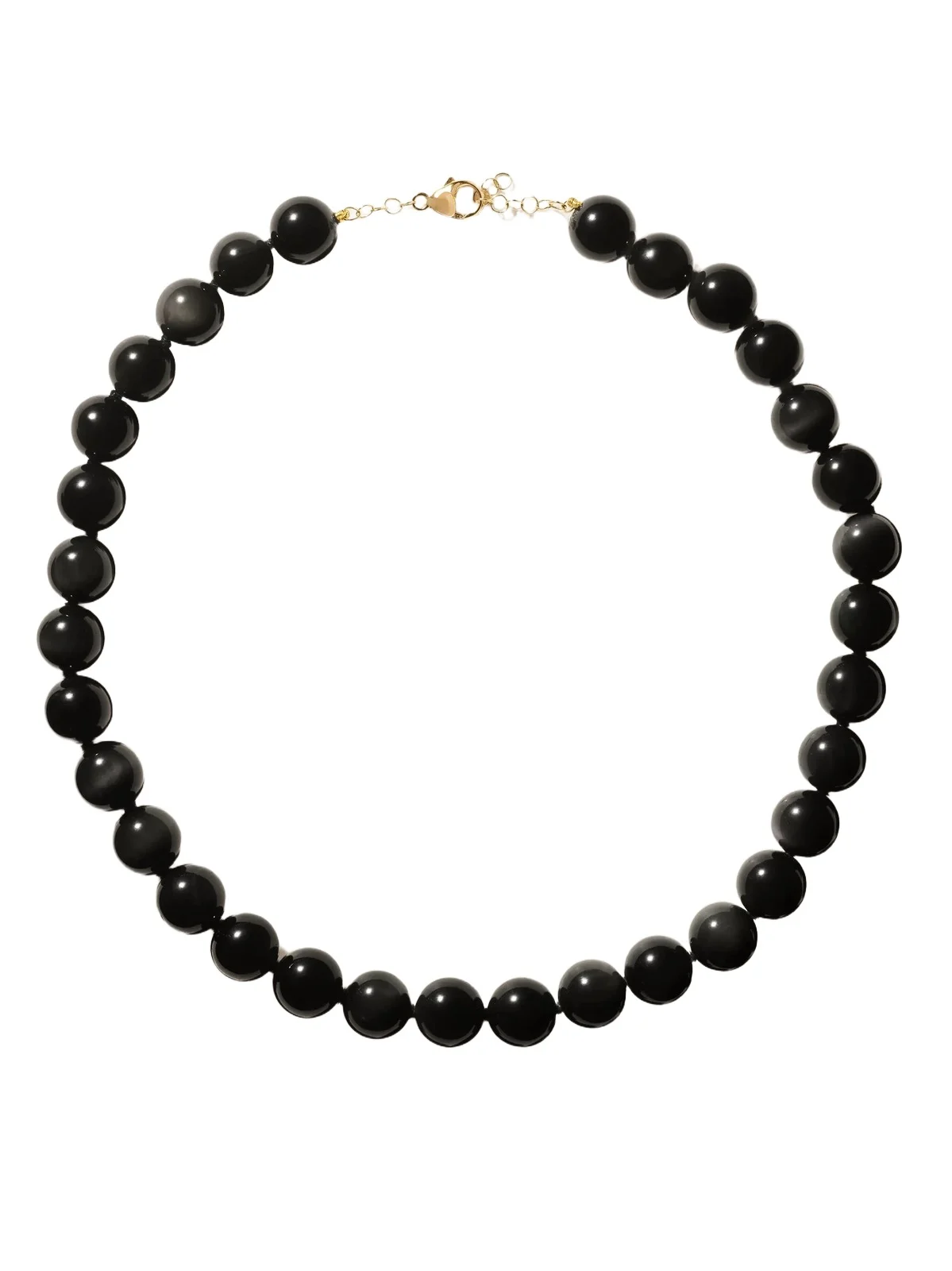 JIA JIA Oracle 14-karat Gold, Onyx And Crystal Necklace - Black