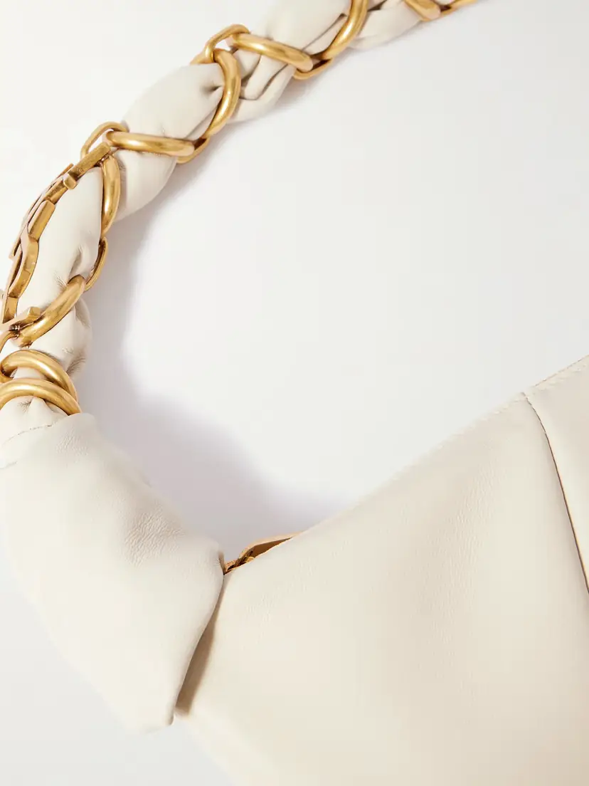 Saint Laurent Amalia Mini Leather Shoulder Bag | Thumbnail 4 Saint Laurent Amalia Mini Leather Shoulder Bag | Thumbnail 4
