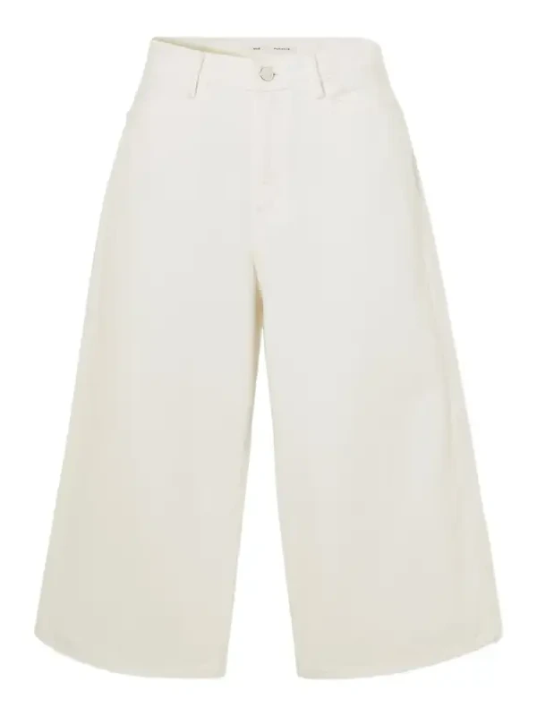 + Maria Mcmanus Skater Wide-leg Denim Shorts