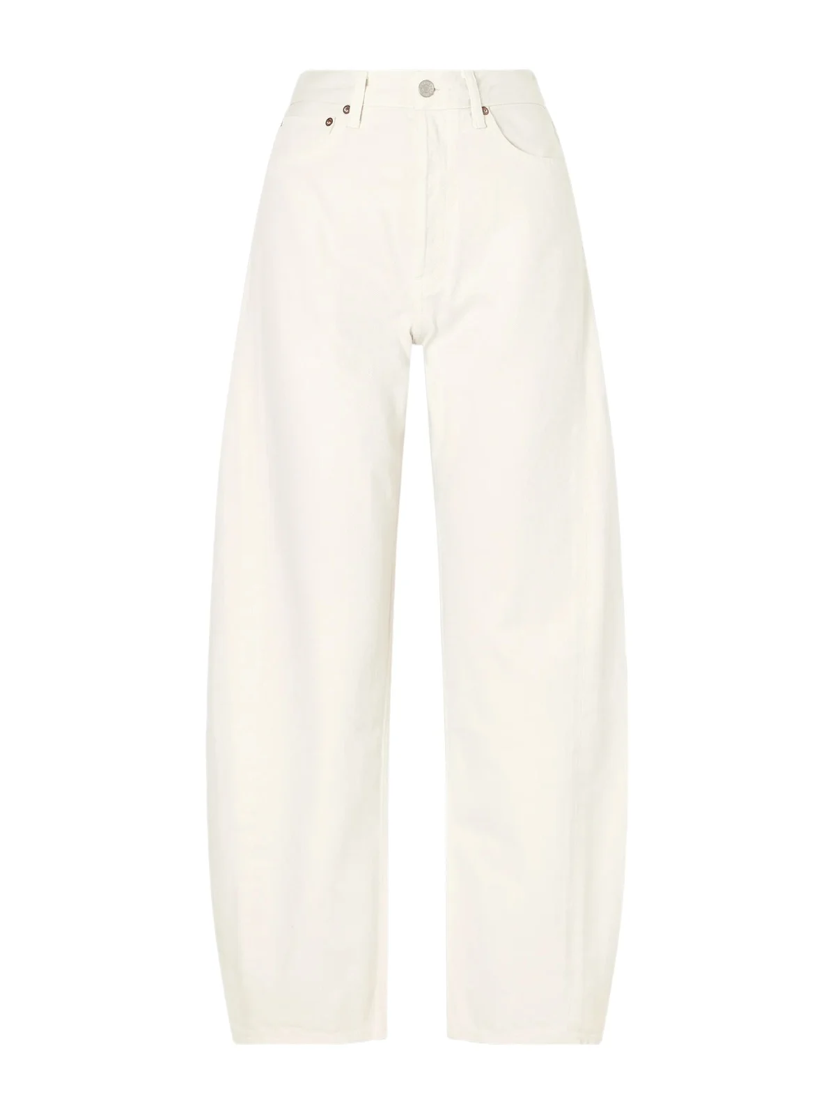 Luna Pieced High-rise Barrel-leg Jeans