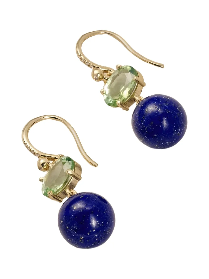 Gumball 18-karat Gold Multi-stone Earrings Gumball 18-karat Gold Multi-stone Earrings
