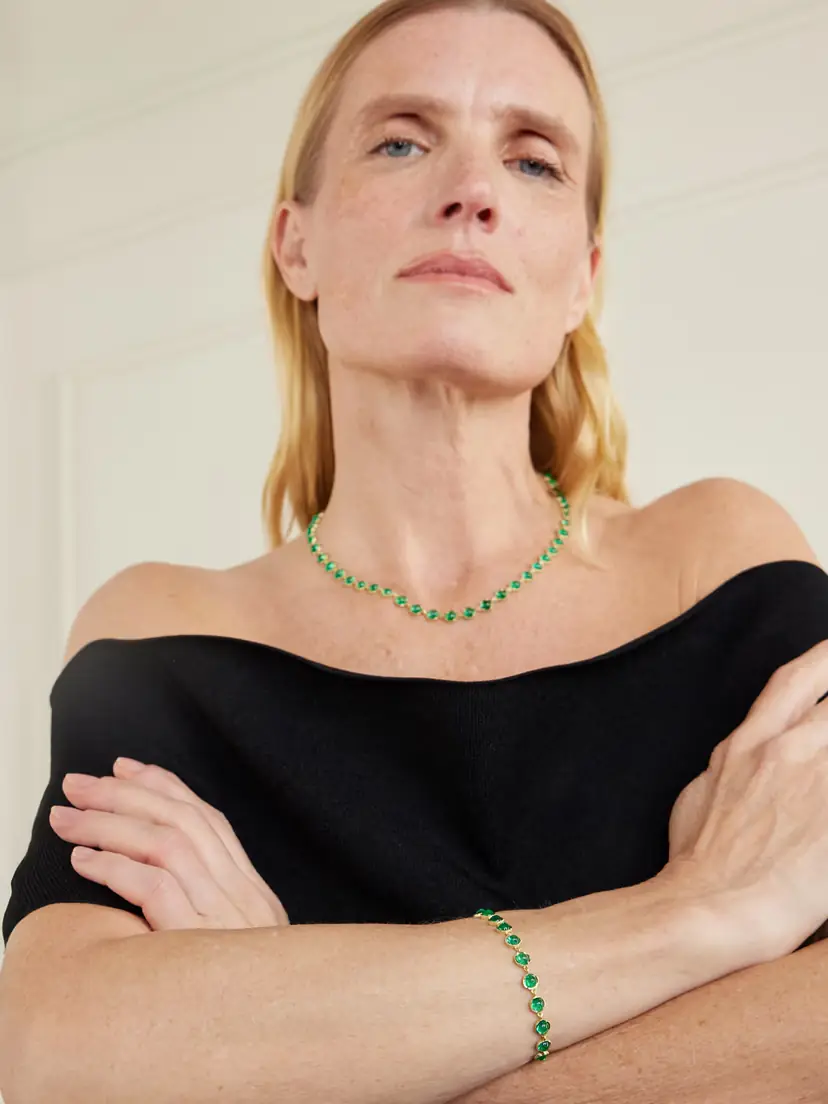 Irene Neuwirth 18-karat Gold Emerald Bracelet | Thumbnail 2 Irene Neuwirth 18-karat Gold Emerald Bracelet | Thumbnail 2