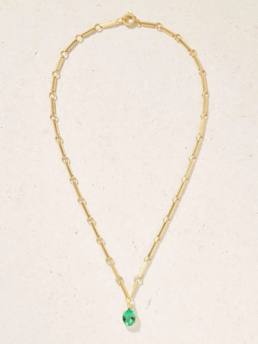 Irene Neuwirth Heroic 18-karat Gold Emerald Necklace | Thumbnail 4 Irene Neuwirth Heroic 18-karat Gold Emerald Necklace | Thumbnail 4