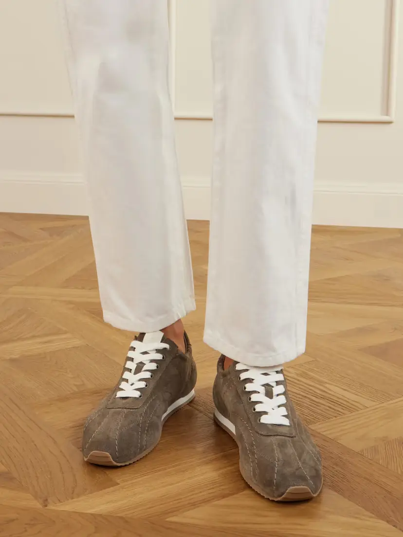 TOTEME Flex Suede Sneakers | Thumbnail 2 TOTEME Flex Suede Sneakers | Thumbnail 2