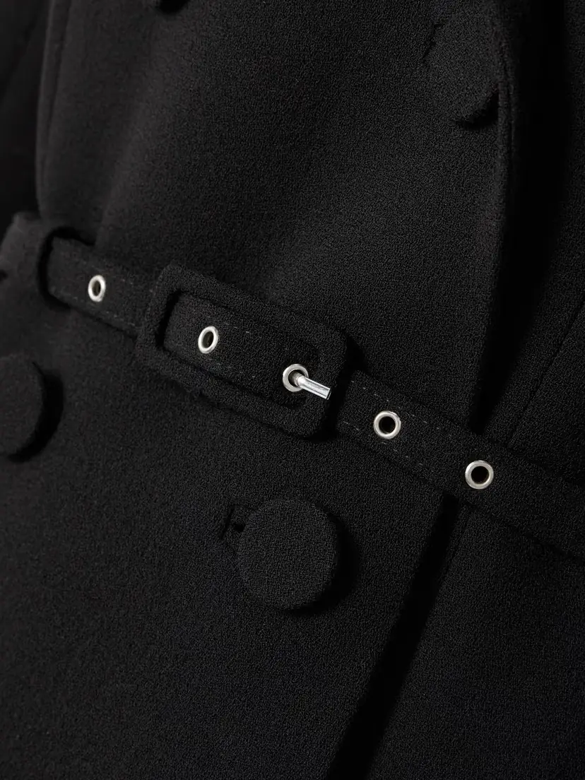 Emilia Wickstead Chaney Belted Pleated Double-breasted Wool-crepe Midi Dress | Thumbnail 5 Emilia Wickstead Chaney Belted Pleated Double-breasted Wool-crepe Midi Dress | Thumbnail 5
