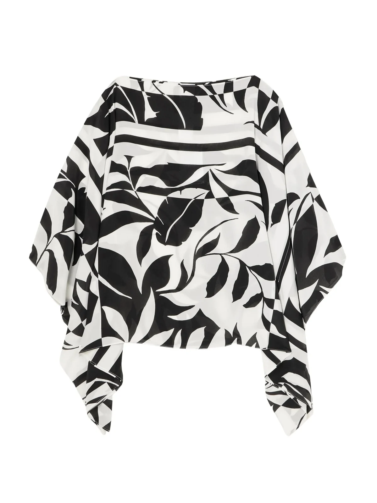 Tambuto Draped Printed Silk Crepe De Chine Blouse Tambuto Draped Printed Silk Crepe De Chine Blouse