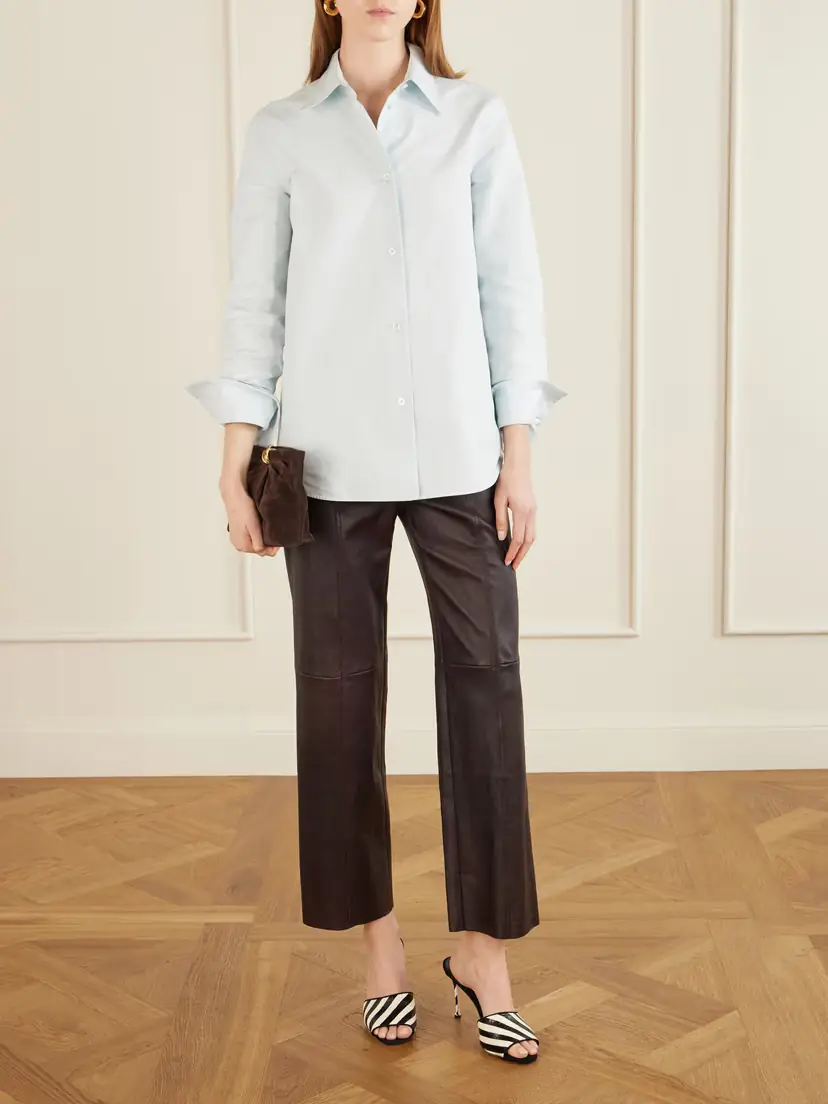 STOULS Benny Leather Straight-leg Pants | Thumbnail 2 STOULS Benny Leather Straight-leg Pants | Thumbnail 2