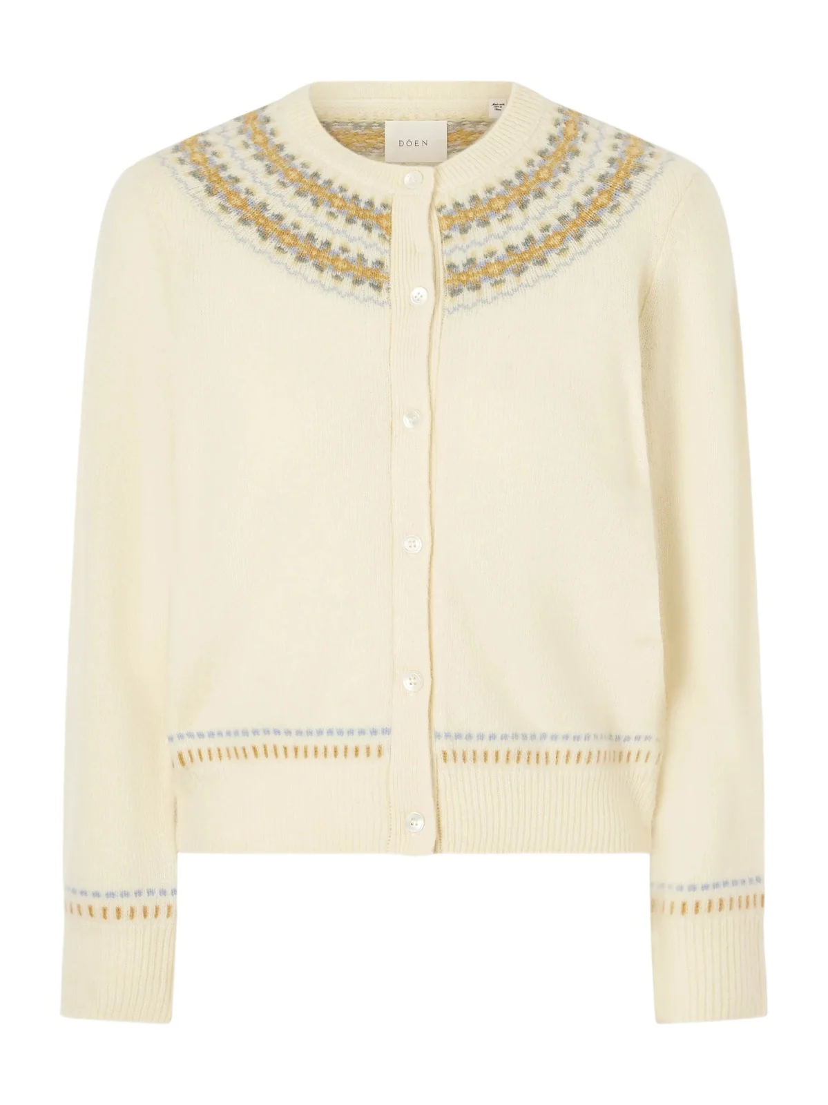 Olympe Jacquard-knit Wool-blend Cardigan Olympe Jacquard-knit Wool-blend Cardigan