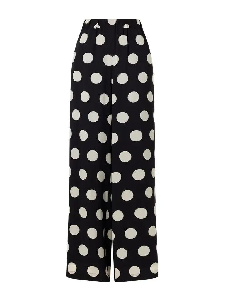 Polka-dot Georgette Wide-leg Pants Polka-dot Georgette Wide-leg Pants