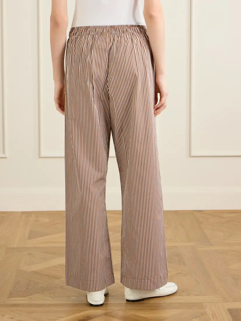 Comme Si La Boxer Alta Striped Cotton-poplin Wide-leg Pants | Thumbnail 4 Comme Si La Boxer Alta Striped Cotton-poplin Wide-leg Pants | Thumbnail 4