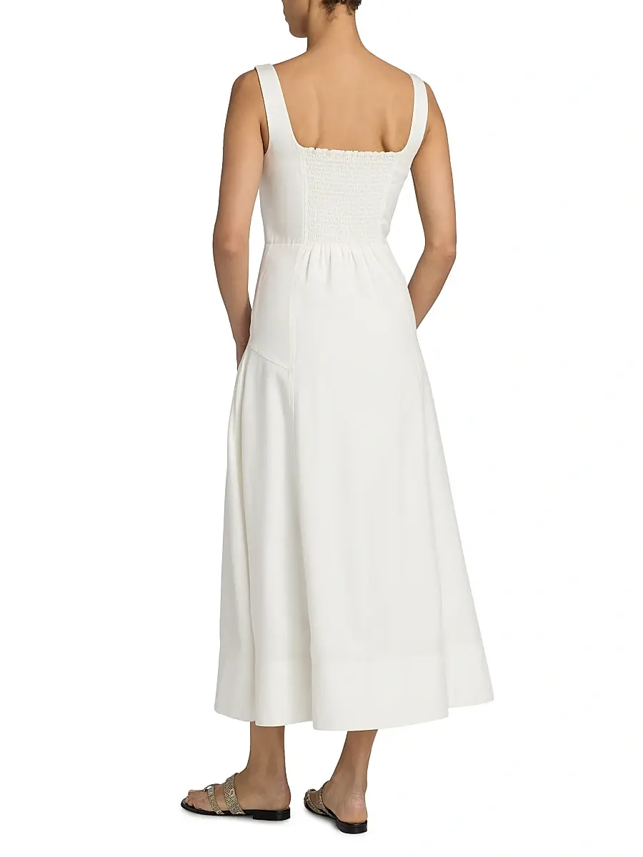 Ramy Brook Women's Moira Front-Zip A-Line Midi-Dress | Thumbnail 5 Ramy Brook Women's Moira Front-Zip A-Line Midi-Dress | Thumbnail 5