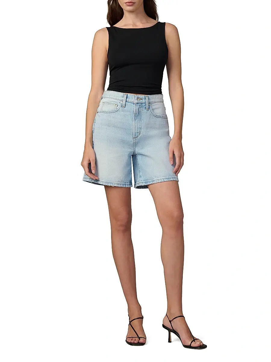 Joe's Jeans Women's The Harlowe Cotton Denim Shorts | Thumbnail 2