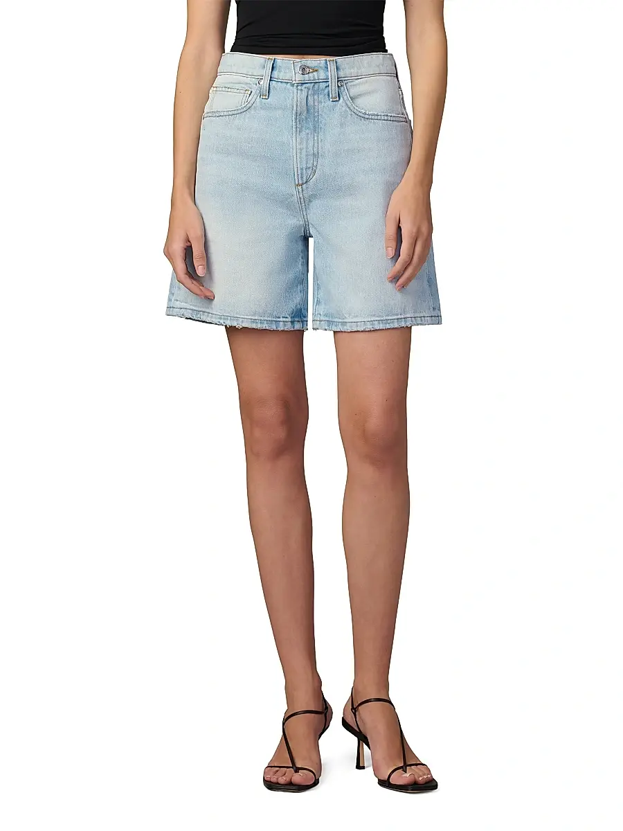 Joe's Jeans Women's The Harlowe Cotton Denim Shorts | Thumbnail 3
