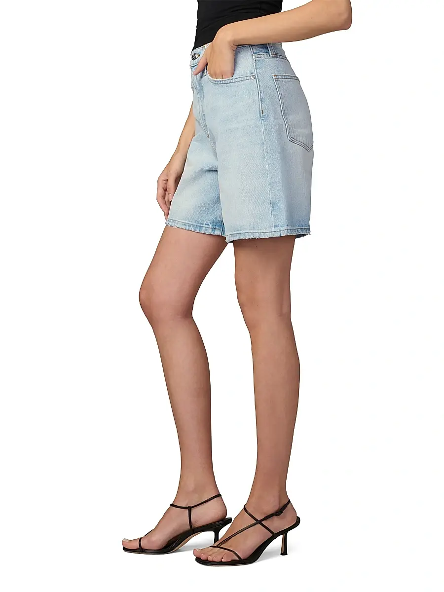 Joe's Jeans Women's The Harlowe Cotton Denim Shorts | Thumbnail 4
